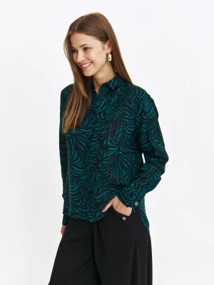 Koszula w zielone wzory Top Secret