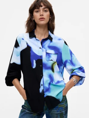 Koszula we wzory Lacroix Desigual niebieski