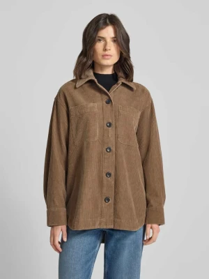 Koszula wierzchnia o kroju oversized z czystej bawełny model ‘ALMARAALI’ ARMEDANGELS
