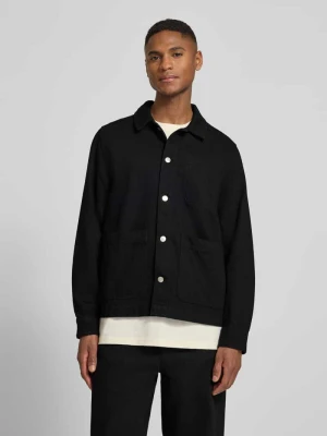 koszula wierzchnia o kroju regular fit z brustaszą model 'Layton' Les Deux