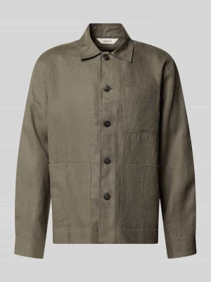 Koszula wierzchnia o kroju regular fit z czystego lnu model 'BAIRD' Selected Homme