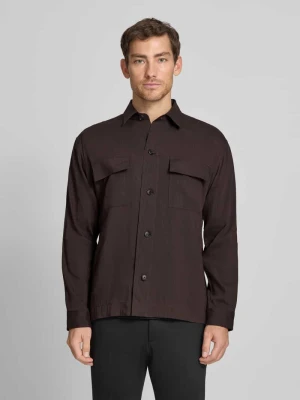 Koszula wierzchnia o kroju regular fit z mieszanki lnu Boss