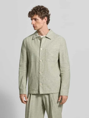 Koszula wierzchnia o kroju relaxed fit z mieszanki lnu z kołnierzykiem typu kent MCNEAL