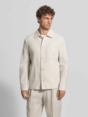 Koszula wierzchnia o kroju relaxed fit z mieszanki lnu z kołnierzykiem typu kent MCNEAL