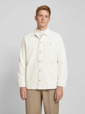 Koszula wierzchnia o kroju relaxed fit z nakładaną kieszenią na piersi lindbergh