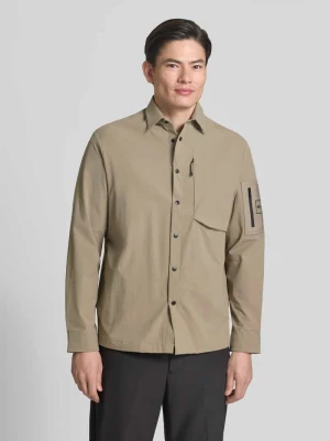 Koszula wierzchnia o kroju relaxed fit z naszywką z logo model 'ST_GLOBE HEXA L' BOSS Green