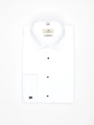 KOSZULA WINCASS 3738 SP SLIM FIT BIAŁA Z BAWEŁNY Recman