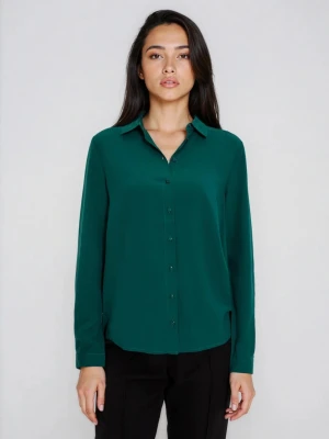Koszula wiskozowa zielona Moodo