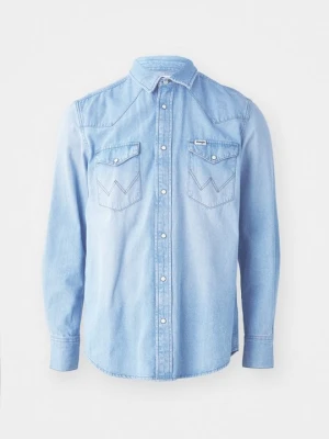 Koszula Wrangler jasnoniebieski denim