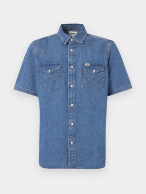 Koszula Wrangler niebieski denim
