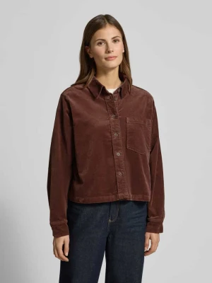 Koszula z aksamitu o kroju regular fit z mieszanki bawełny Tom Tailor Denim