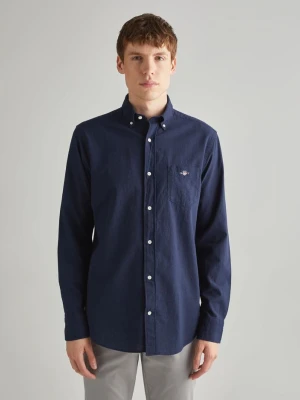 Koszula z Bawełny I Lnu Regular Fit GANT