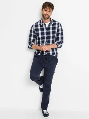 Koszula z długim rękawem  czystej bawełny bonprix