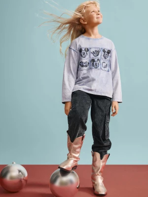 Koszula z długim rękawem w kratę z sztruksu Desigual