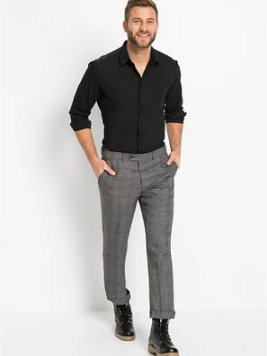 Koszula z długim rękawem z czystej bawełny bonprix