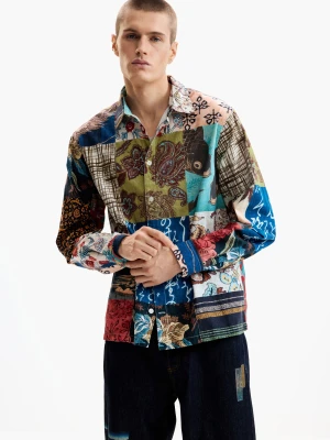 Koszula z efektem patchworkowym carpa Desigual