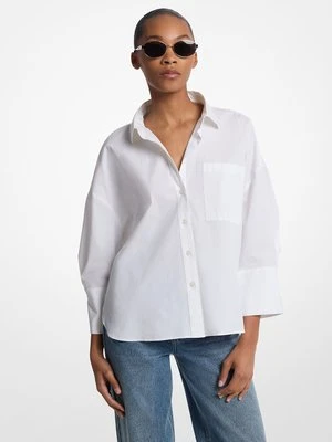 Koszula z elastycznej popeliny bawełnianej MICHAEL Michael Kors