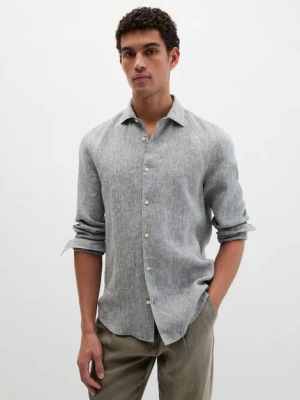 Koszula z kołnierzykiem w kształcie rekina Marc O'Polo