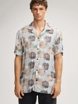 Koszula z krótkim rękawem Hanes w kolorze écru ze wzorem Joop