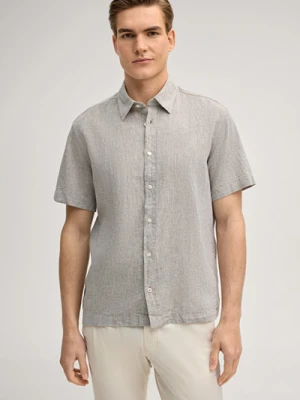 Koszula z krótkim rękawem Haris w kolorze khaki melanżowym Joop