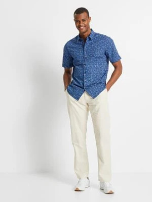 Koszula z krótkim rękawem z czystej bawełny bonprix