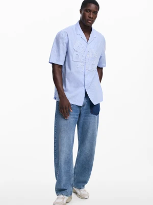 Koszula z krótkim rękawem z nadrukiem lettering Botter Desigual