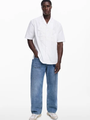 Koszula z krótkim rękawem z nadrukiem lettering Botter Desigual