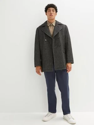 Koszula z krótkim rękawem z przewiewnej mieszanki lnu bonprix