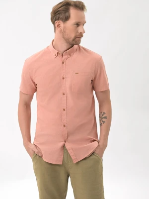 Koszula z lnem, Regular Fit, C-LIN Volcano