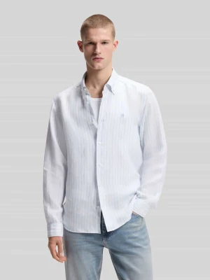 koszula z lnu o kroju regular fit Boss