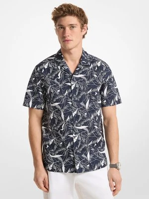 Koszula z mieszanki bawełny z nadrukiem w kwiaty Michael Kors Mens