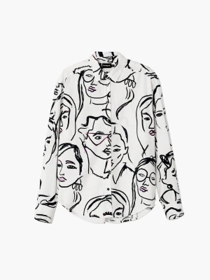 Koszula z nadrukiem twarzy Desigual