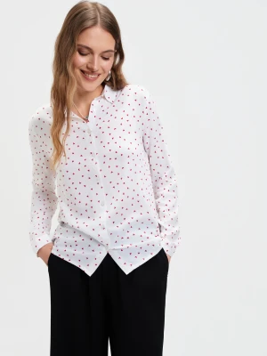 Koszula z nadrukiem w serduszka Top Secret