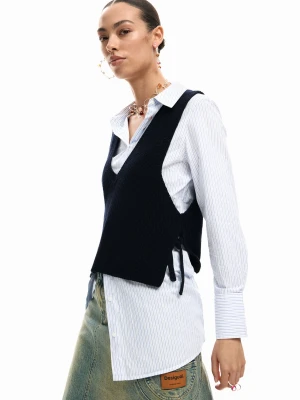 Koszula z odpinanym bezrękawnikiem Desigual