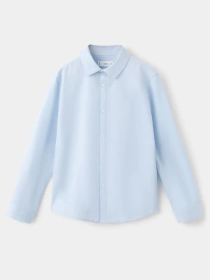 Zdjęcie produktu Koszula z piki bawełnianej błękitny - Dzieci - - MANGO KIDS