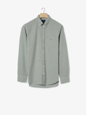 Koszula z Popeliny W Kratkę Vichy Regular Fit GANT