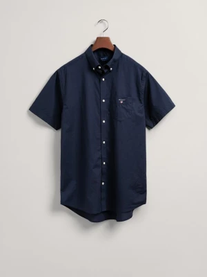 Koszula z Popeliny z Krótkim Rękawem Regular Fit GANT
