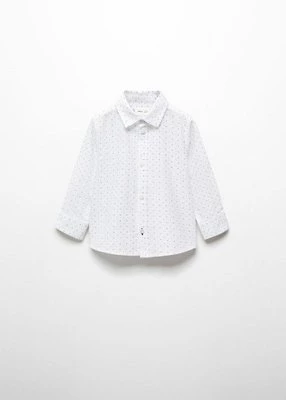 Koszula z tkaniny Oxford ze wzorem MANGO BABY