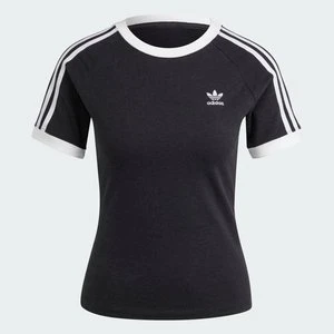 Koszulka 3-Stripes Slim Raglan Adidas Black Melange
