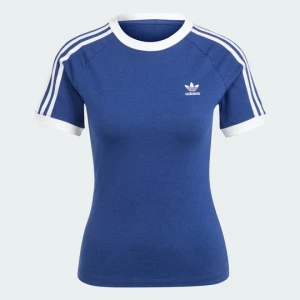 Koszulka 3-Stripes Slim Raglan Adidas Dark Blue Melange