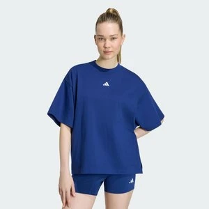 KOSZULKA 3 STRIPES STUDIO BOYFRIEND TEE Adidas Dark Blue