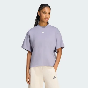 KOSZULKA 3 STRIPES STUDIO BOYFRIEND TEE Adidas Slate
