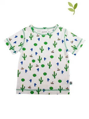 ONNOLULU Koszulka "Adam Cactus" w kolorze biało-zielonym rozmiar: 110/116