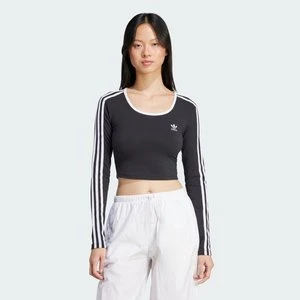 Zdjęcie produktu Koszulka Adicolor 3-Stripes Long Sleeve Crop Adidas