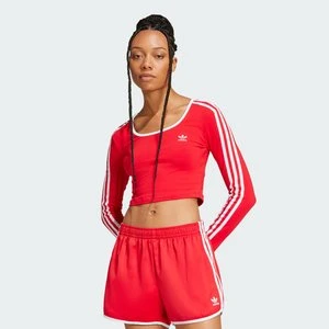 Zdjęcie produktu Koszulka Adicolor 3-Stripes Long Sleeve Crop Adidas