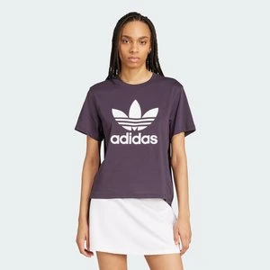 Koszulka Adicolor Trefoil Boxy Adidas Aurora Black