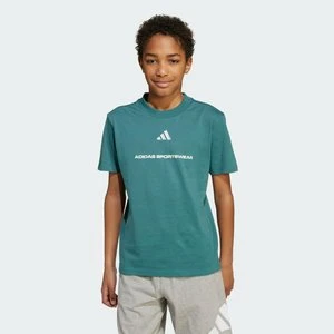 Koszulka adidas Boys Slogan Single Jersey Kids