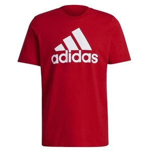 Koszulka adidas Essentials Big Logo Tee GK9124 - czerwona