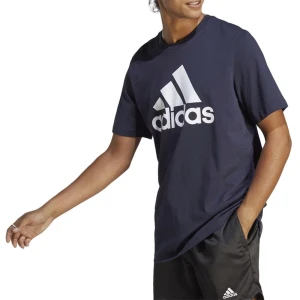 Koszulka adidas Essentials Single Jersey Big Logo IC9348 - granatowa