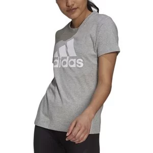 Koszulka adidas Loungewear Essentials Logo Tee H07808 - szara